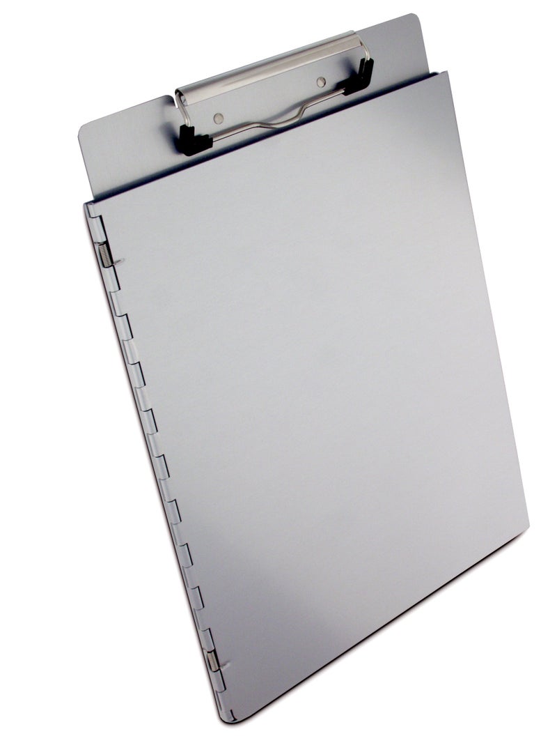 Saunders Recycled Aluminum Portfolio Clipboard â€“ Letter Size File Holder with Privacy Cover. School Supplies - Image 2